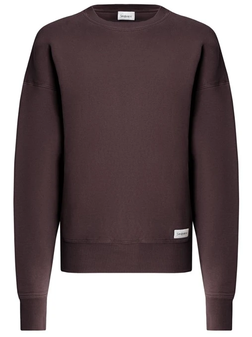 Толстовка хлопковая SAINT LAURENT