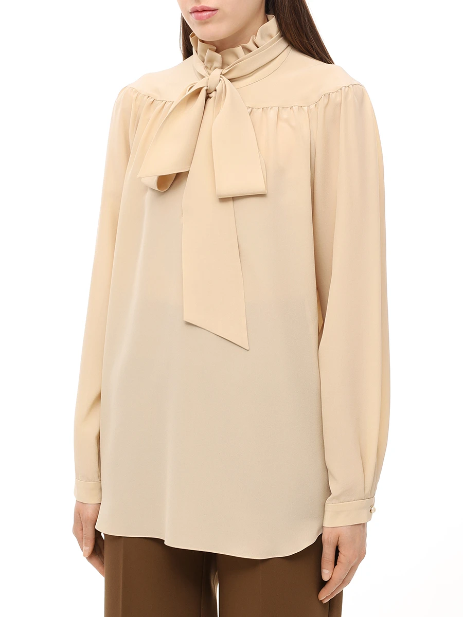 Блуза шелковая