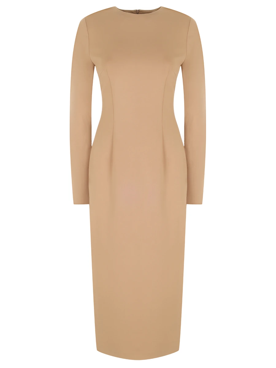 Платье-футляр из вискозы