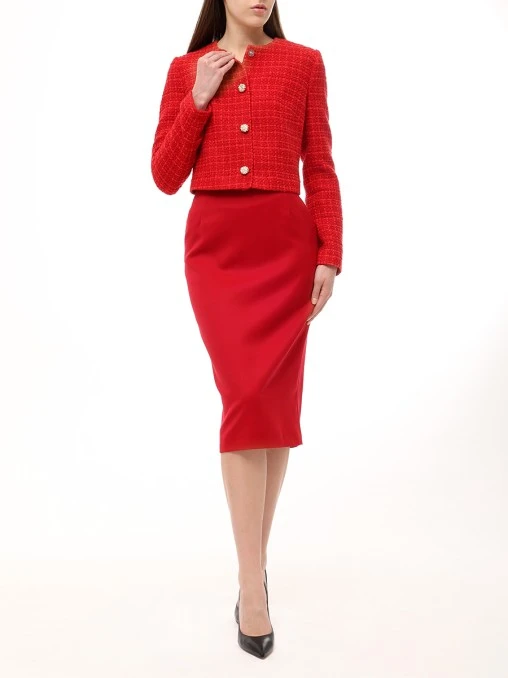 Юбка-карандаш шерстяная HANUM