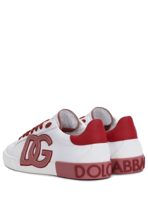 Кеды кожаные DOLCE & GABBANA