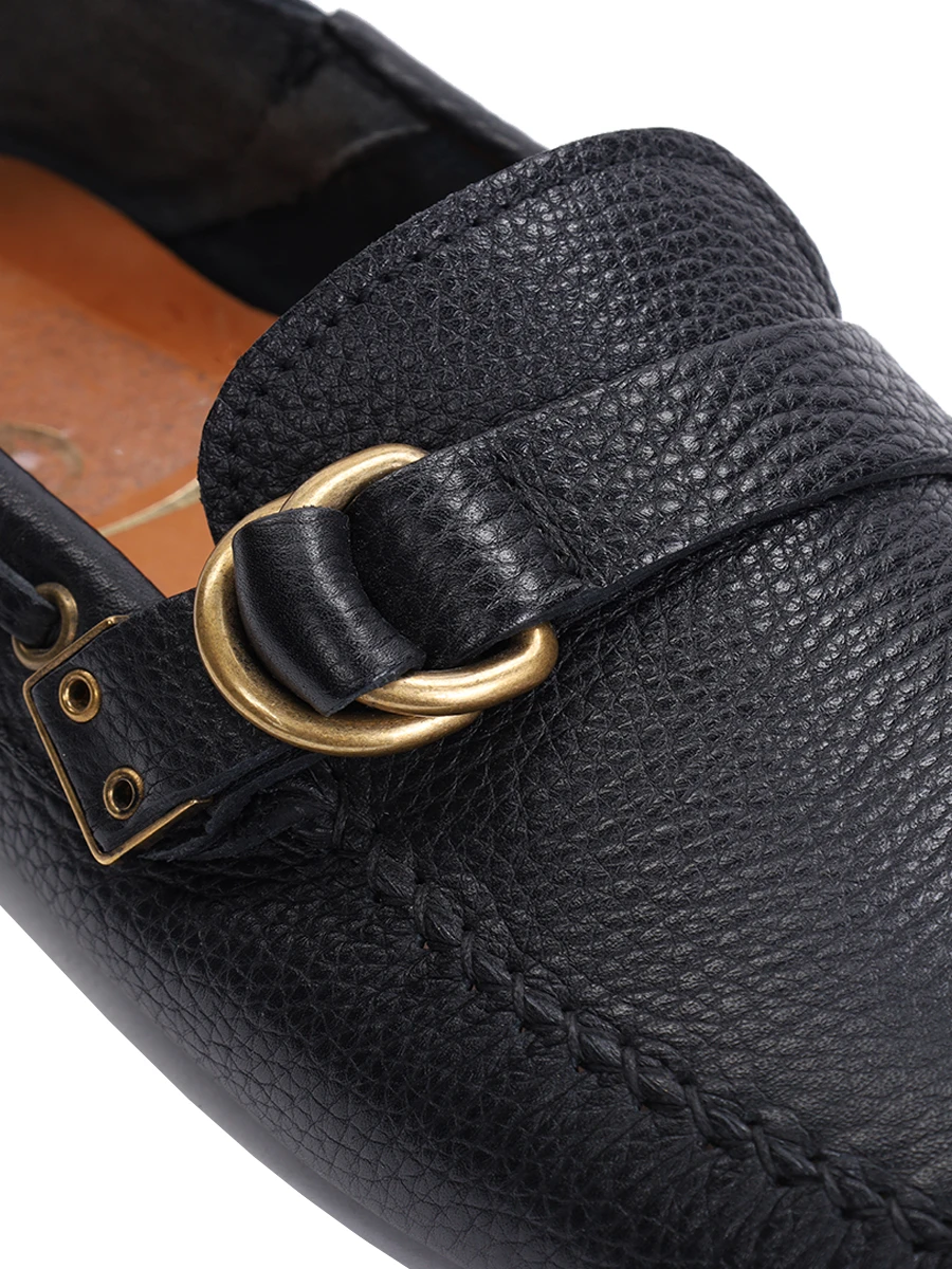 Мокасины кожаные