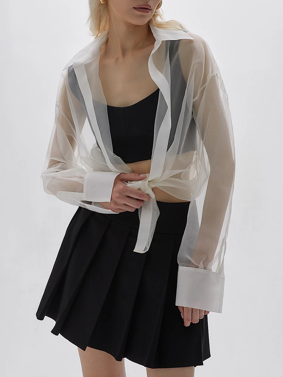 Рубашка шелковая