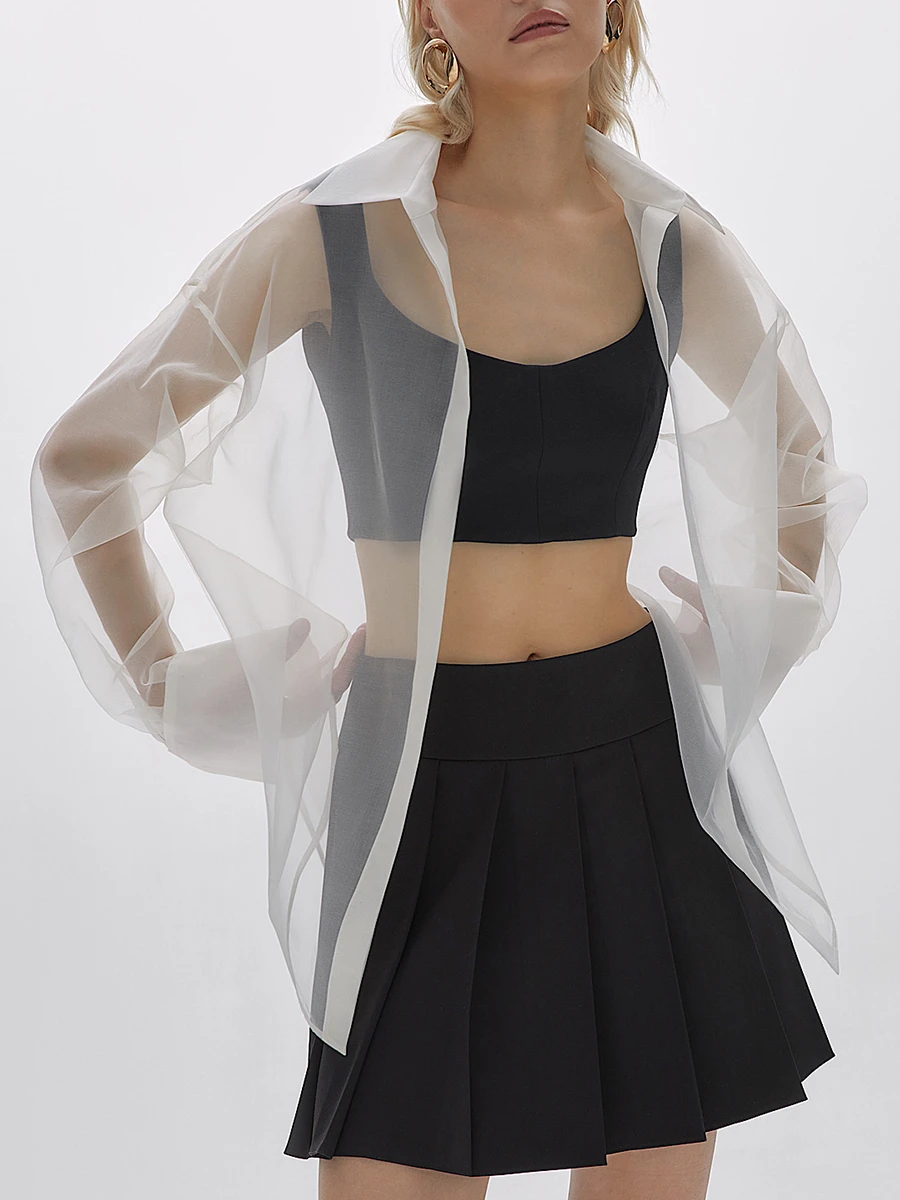 Рубашка шелковая