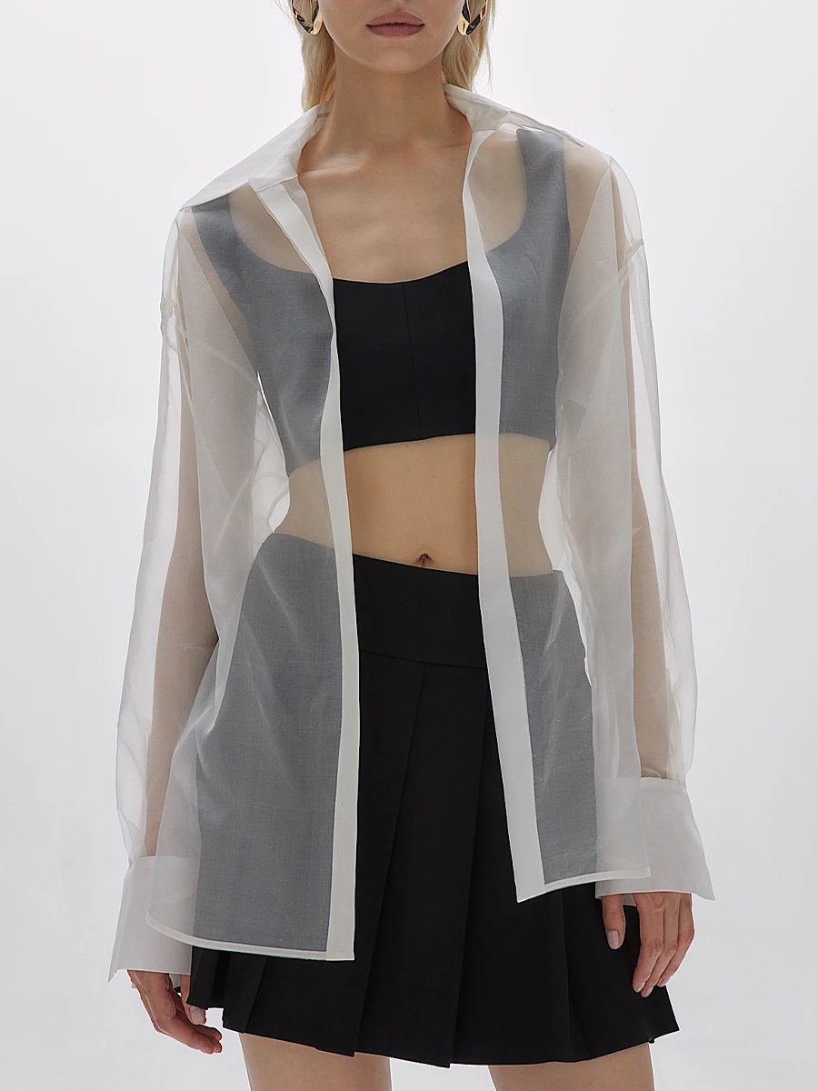 Рубашка шелковая