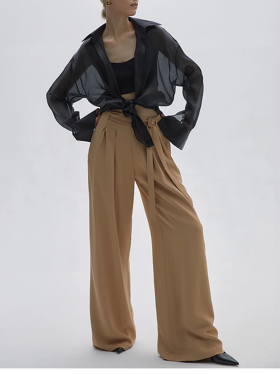 Рубашка шелковая