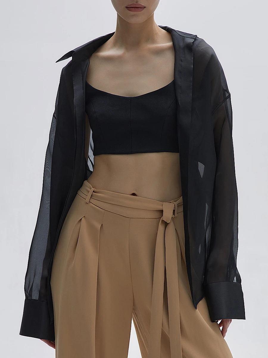 Рубашка шелковая