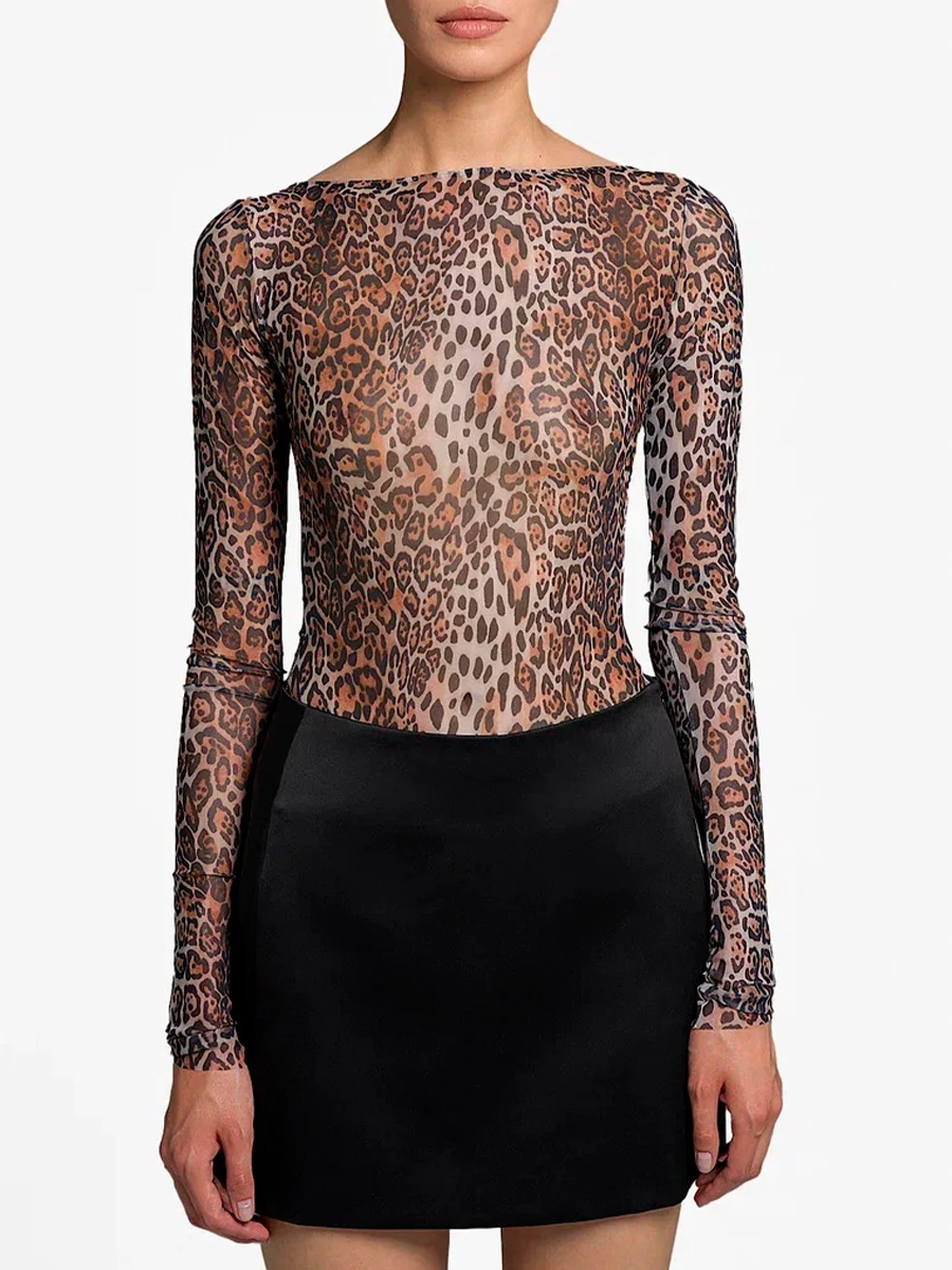 Боди с принтом