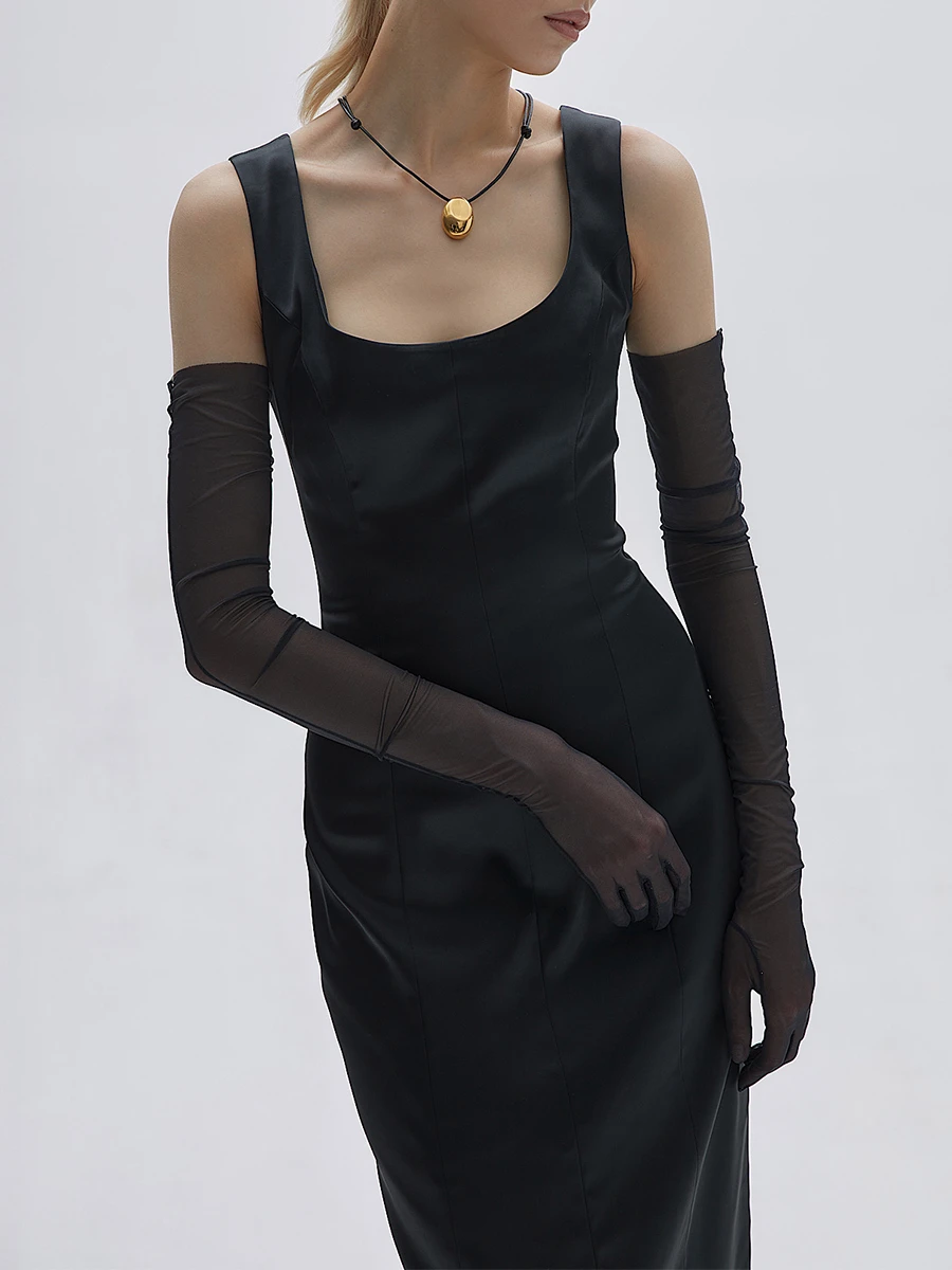 Платье из ацетата