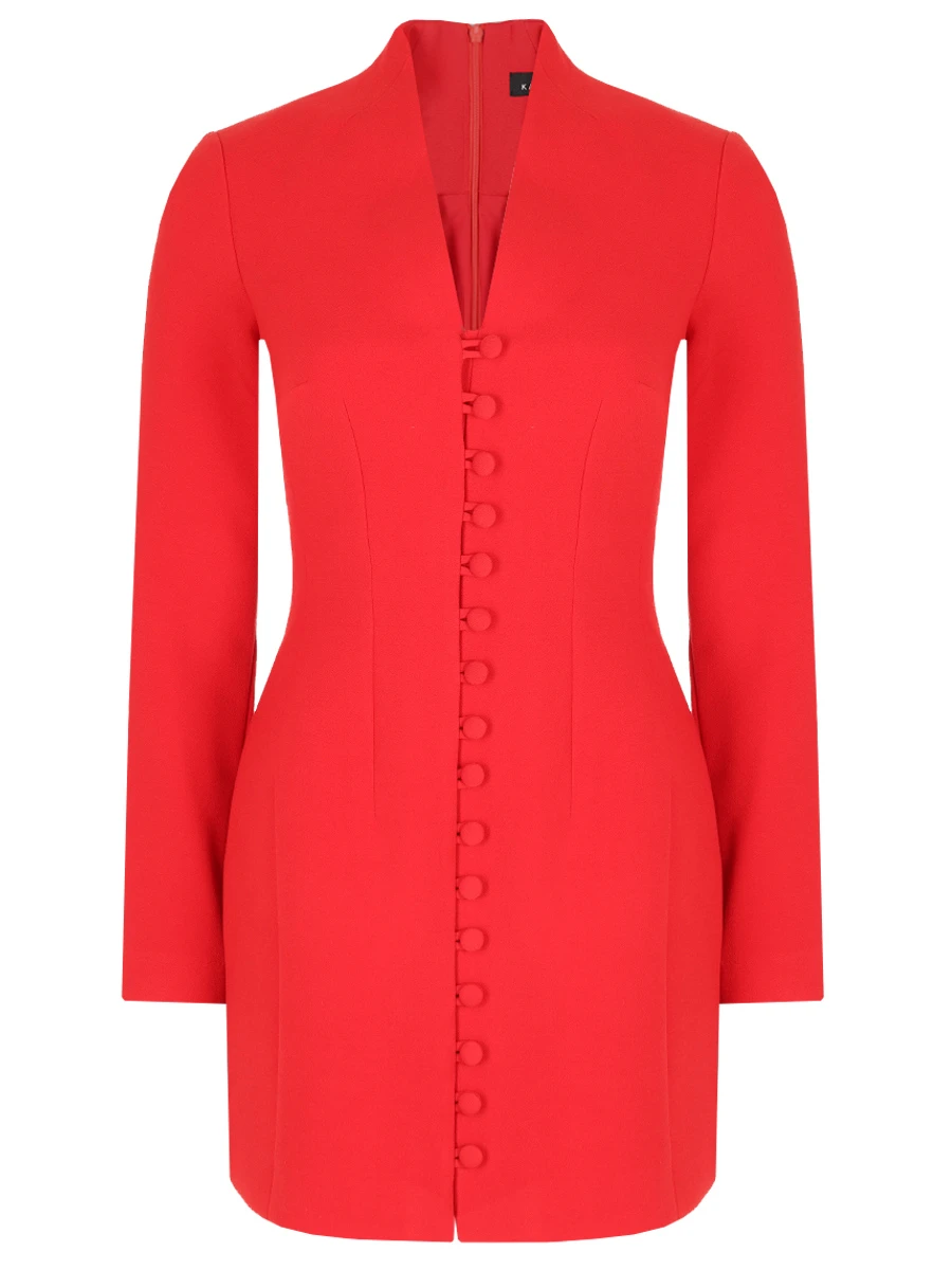 Платье однотонное