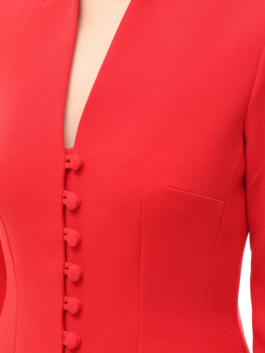 Платье однотонное