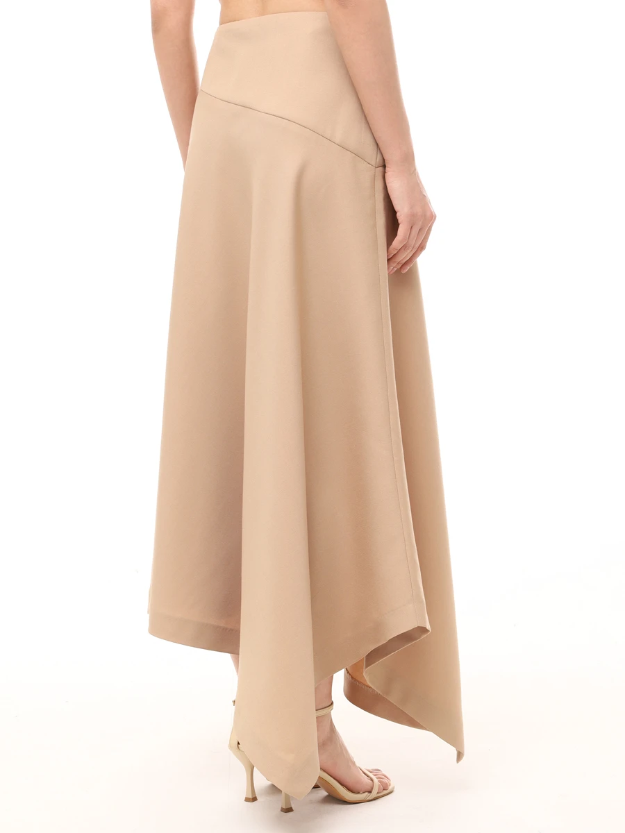 Юбка однотонная