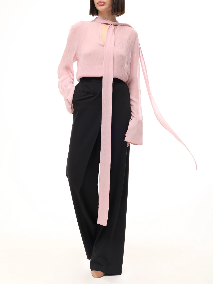 Брюки однотонные