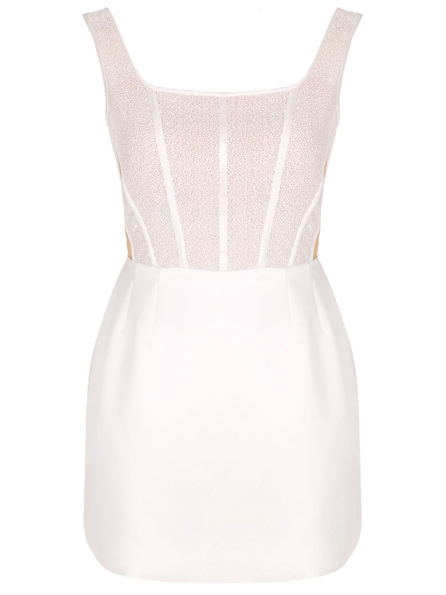 Платье однотонное