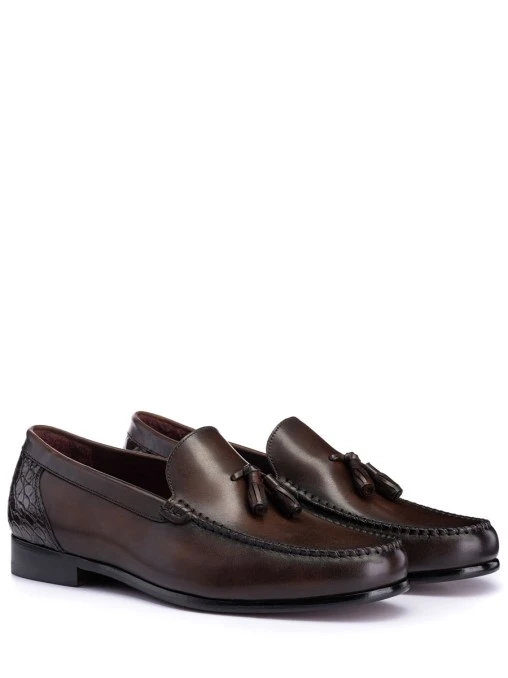 Лоферы кожаные FARGONI