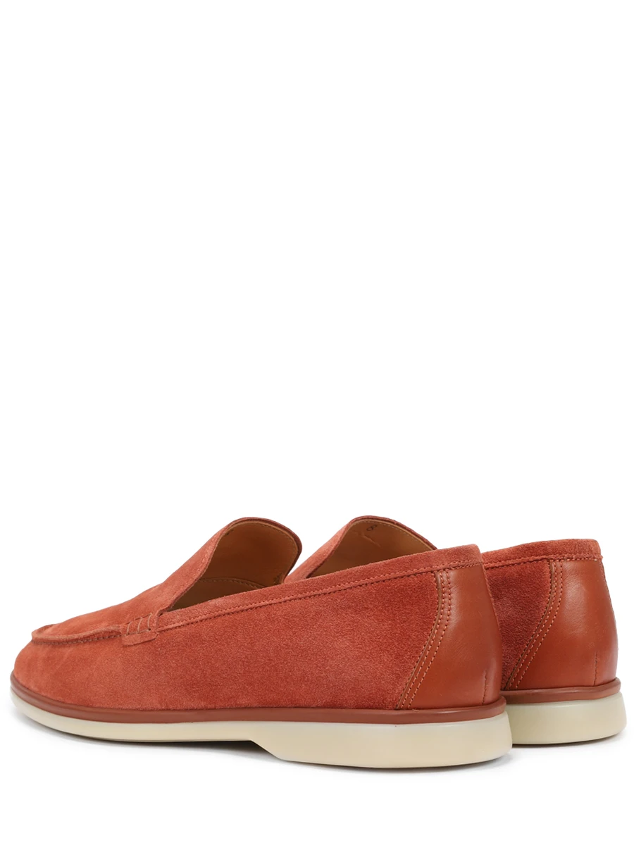 Лоферы замшевые