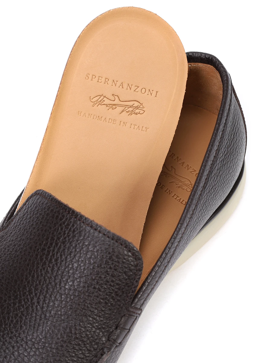 Лоферы кожаные