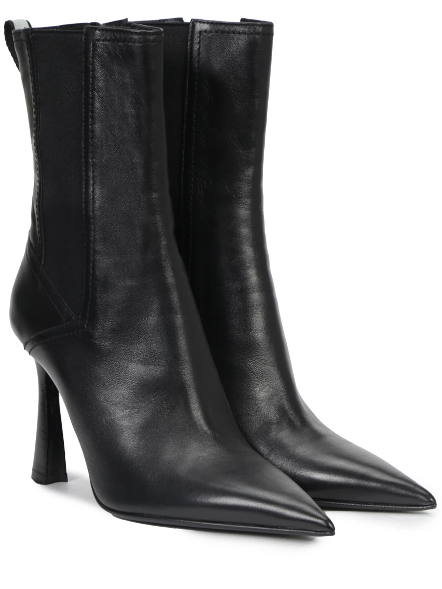 Ботильоны кожаные