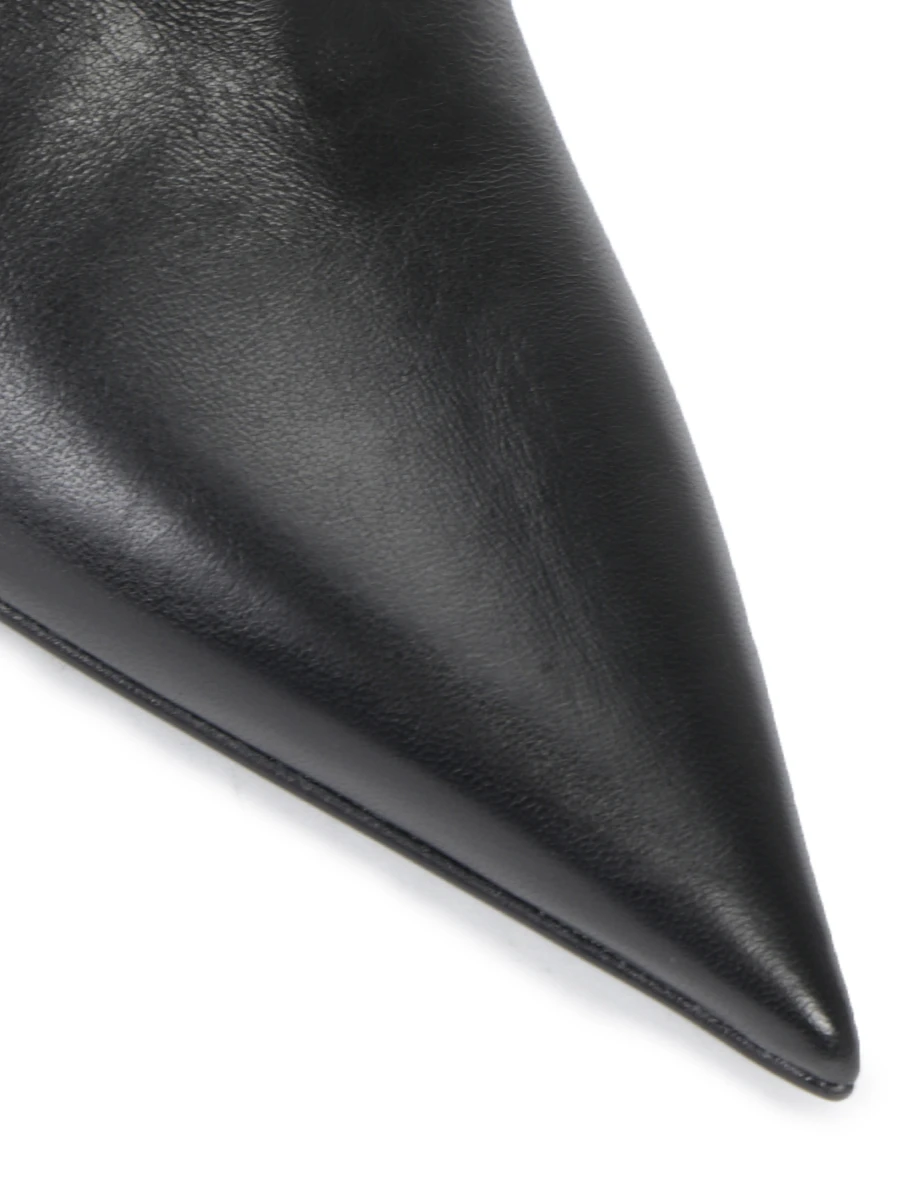 Ботильоны кожаные