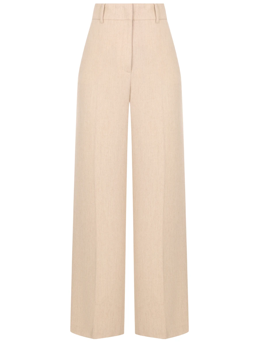 Брюки однотонные