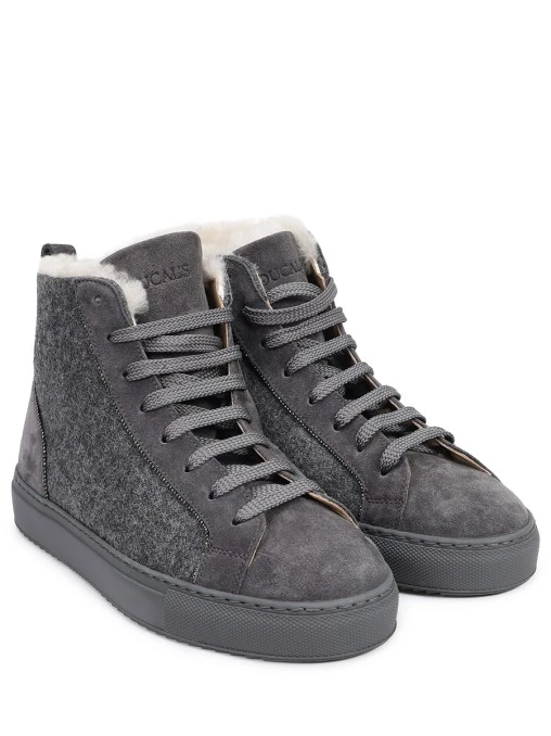 Кеды комбинированные на меху DOUCAL`S