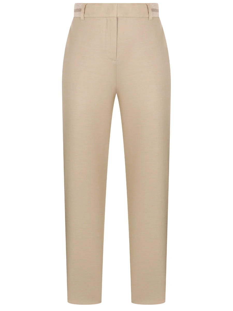 Брюки из шерсти и вискозы