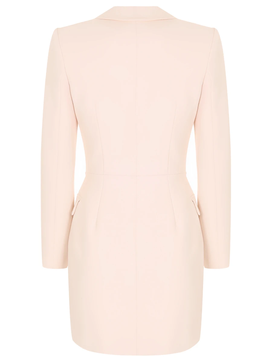 Платье-пиджак однотонное