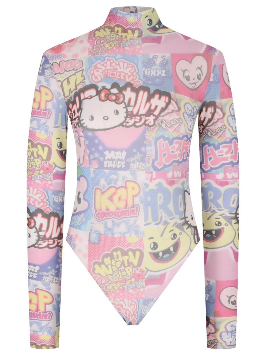 Боди с принтом