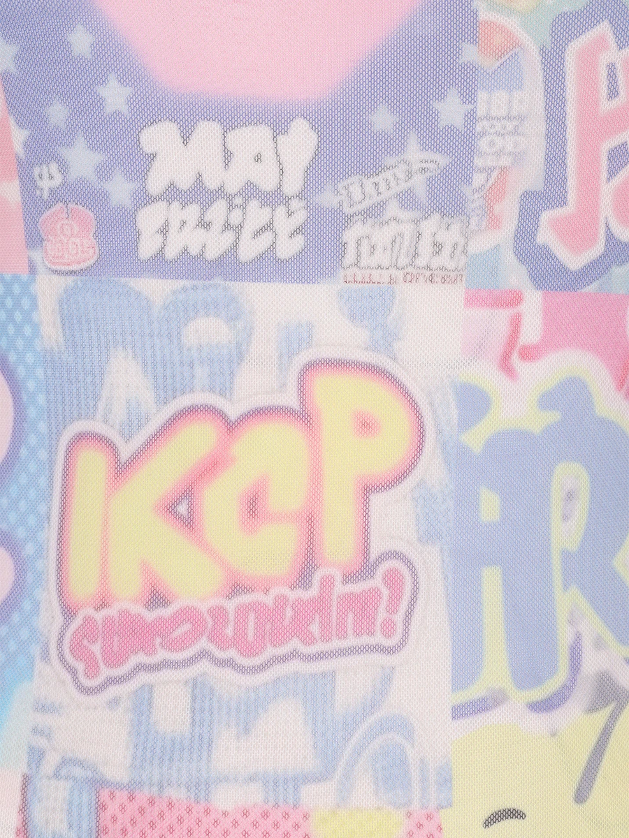 Боди с принтом