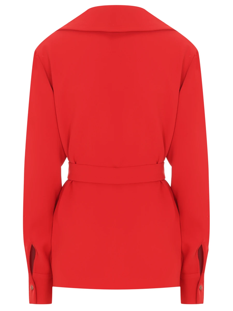 Блуза однотонная