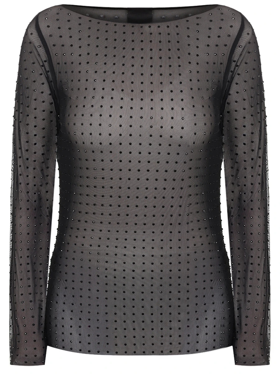 Лонгслив из тюля