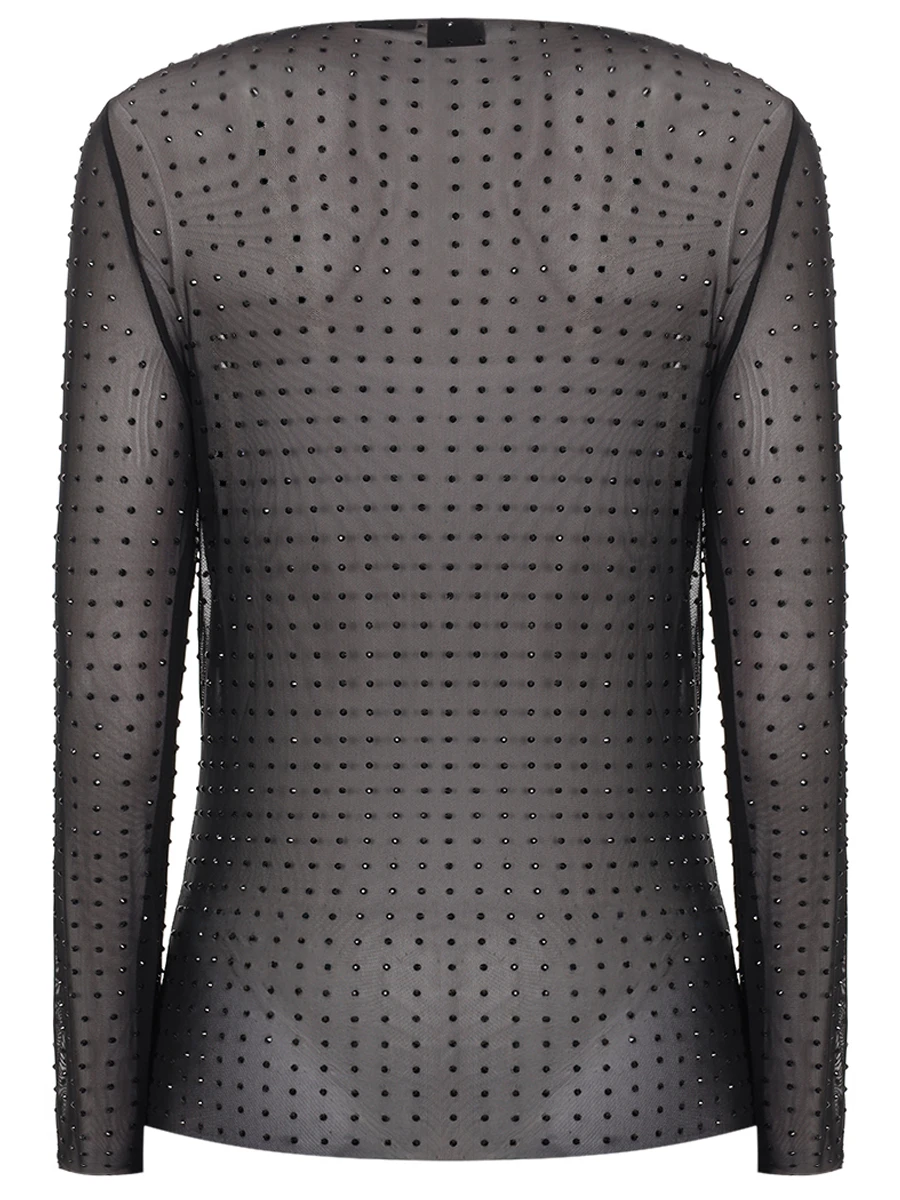 Лонгслив из тюля