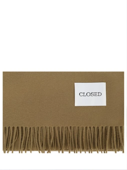 Шарф шерстяной CLOSED