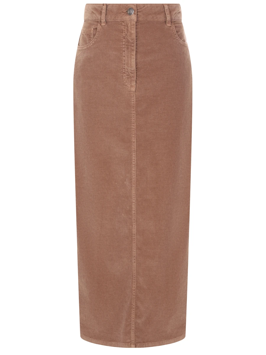 Юбка вельветовая