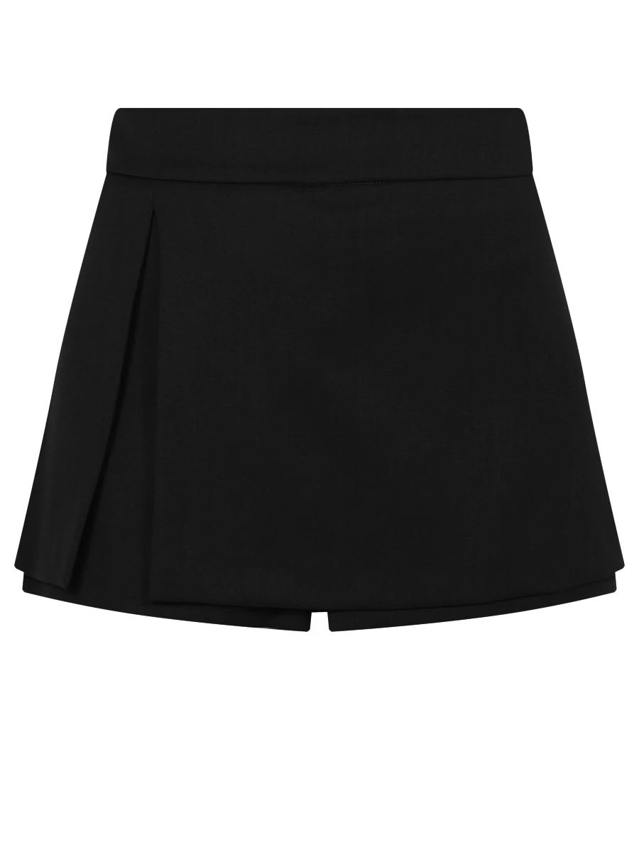 Шорты-юбка шерстяные