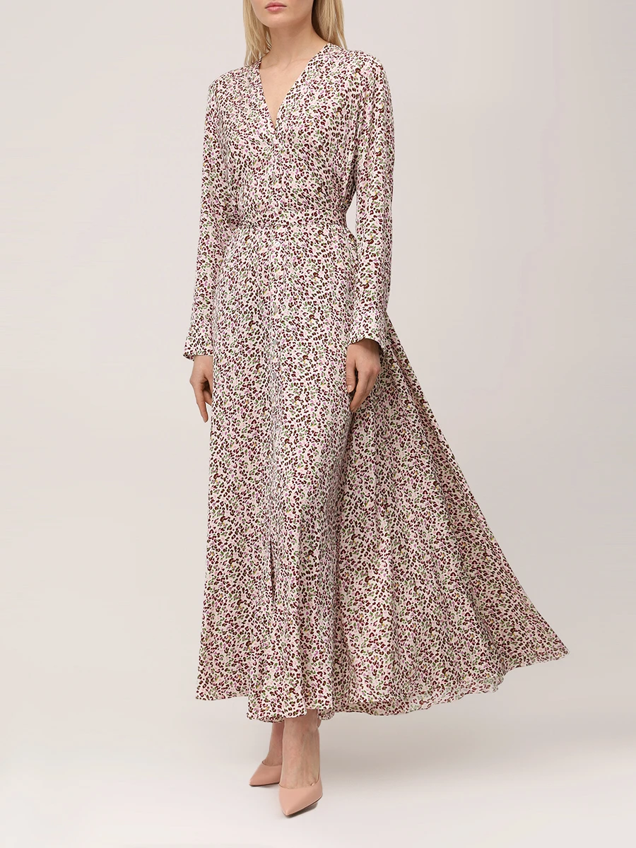 Платье шелковое