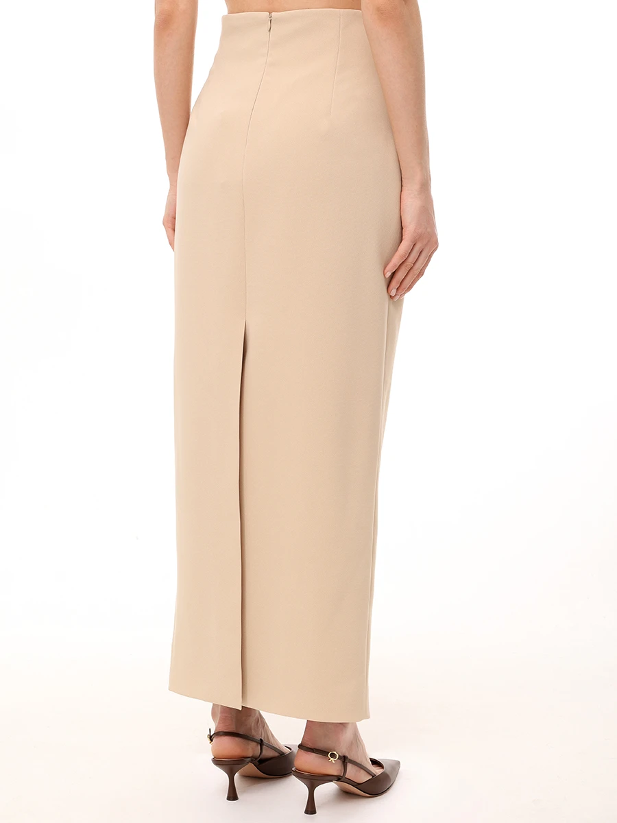 Юбка однотонная