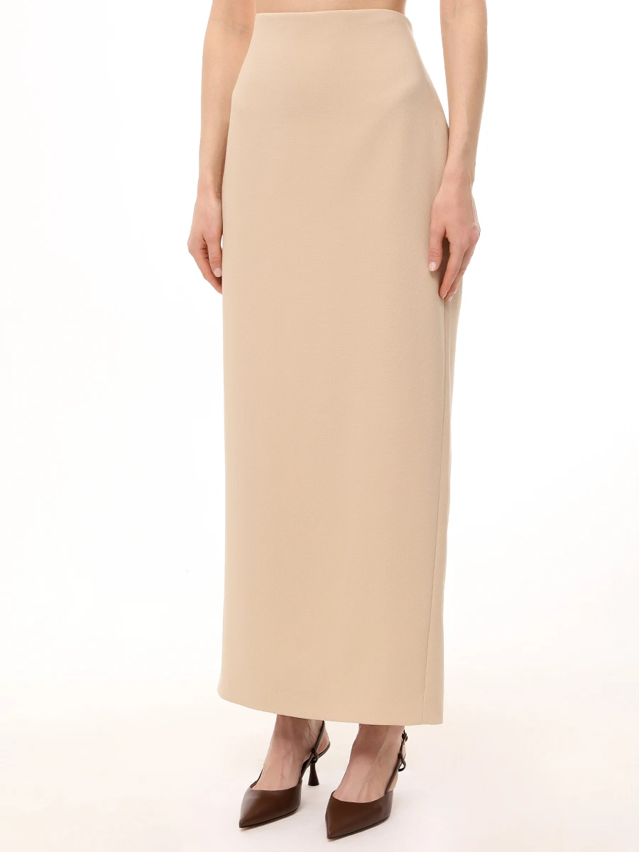 Юбка однотонная