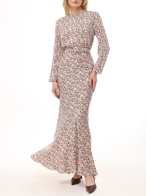 Платье шелковое OLOLOL