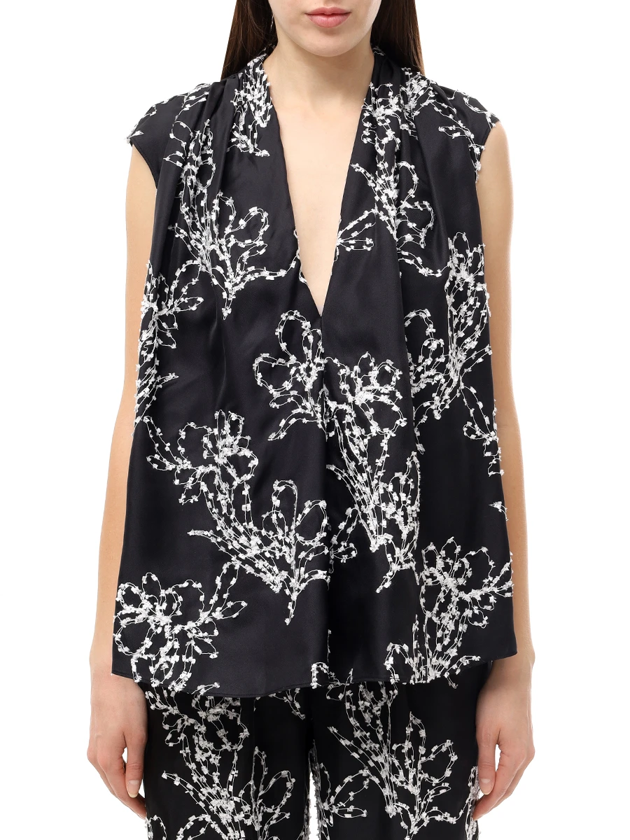 Топ шелковый