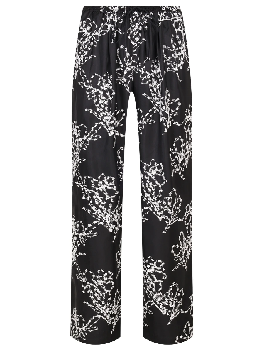 Брюки шелковые