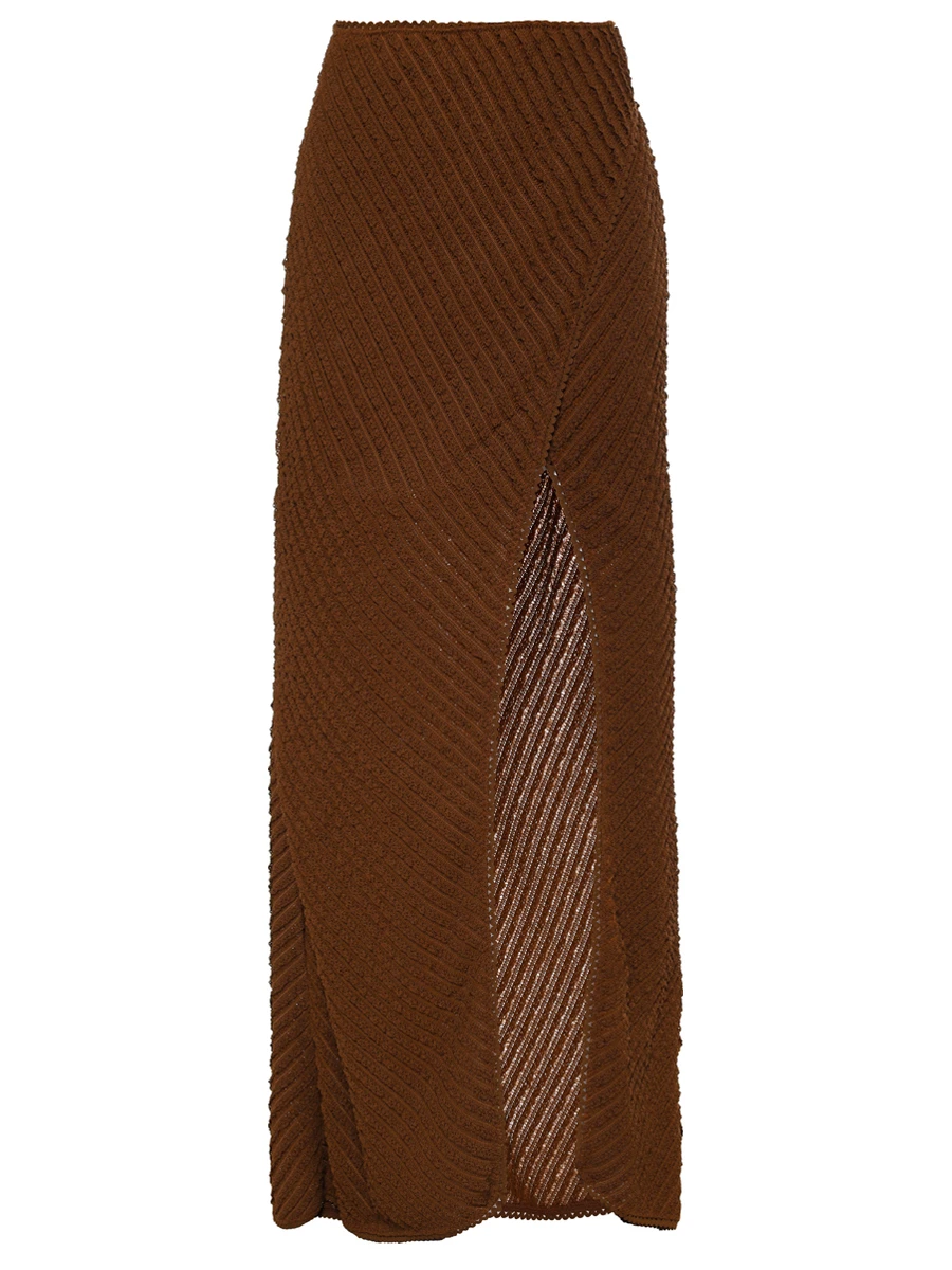 Юбка однотонная