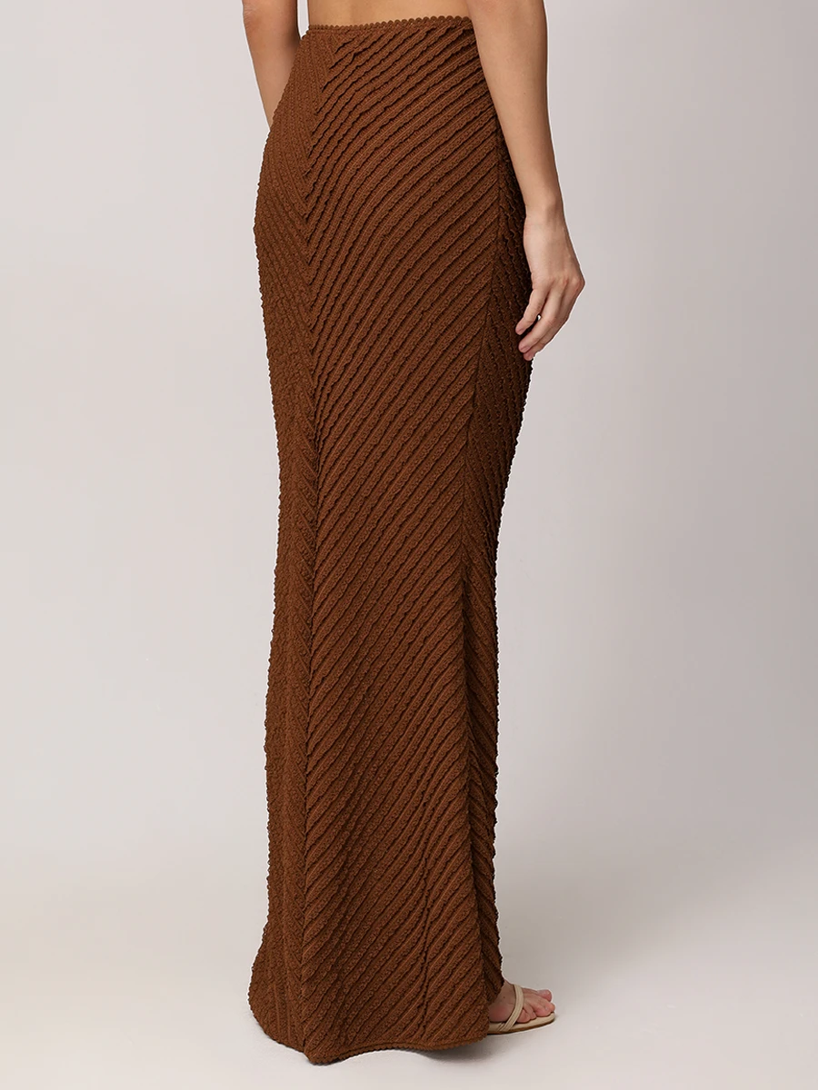 Юбка однотонная