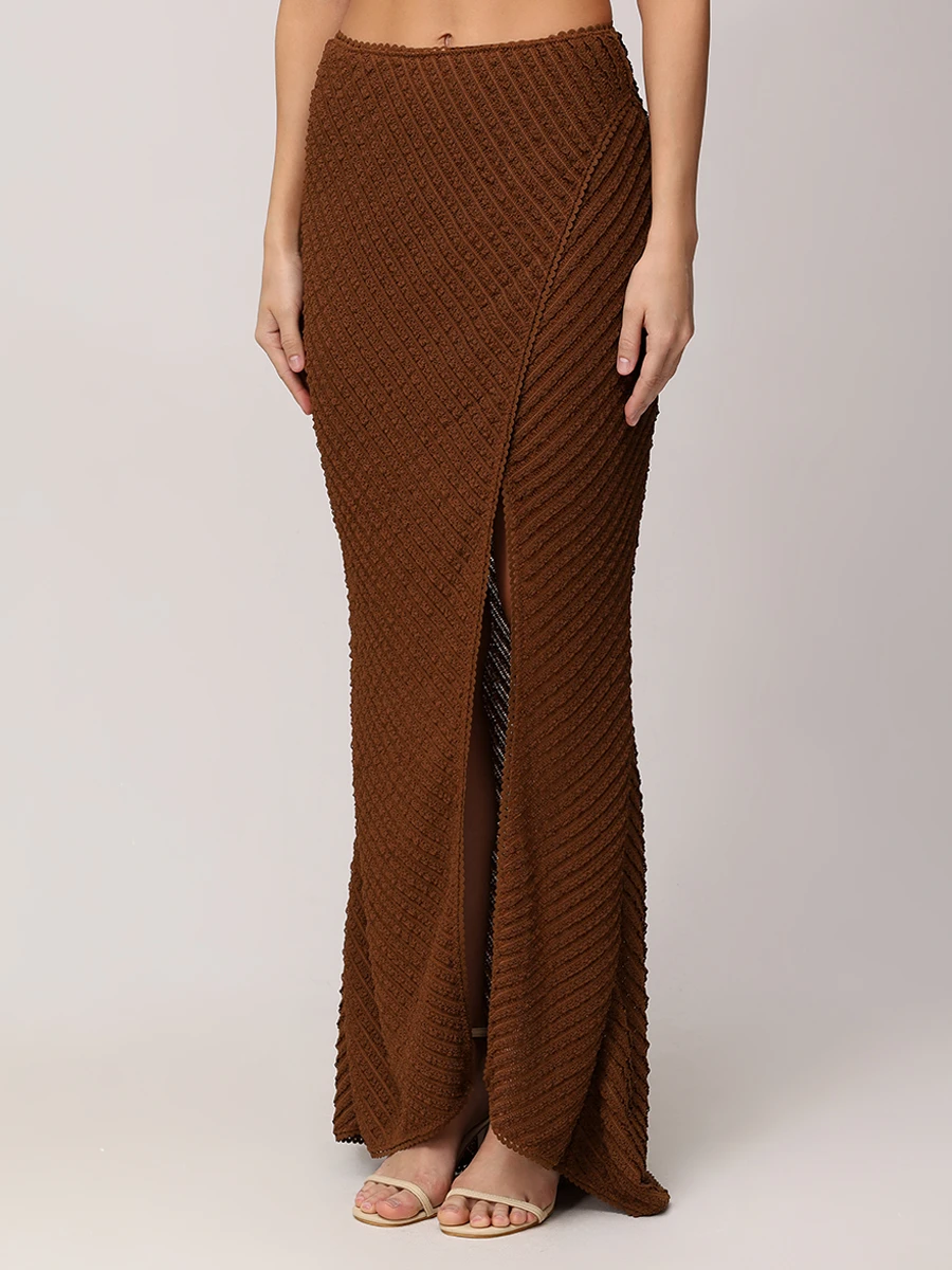 Юбка однотонная