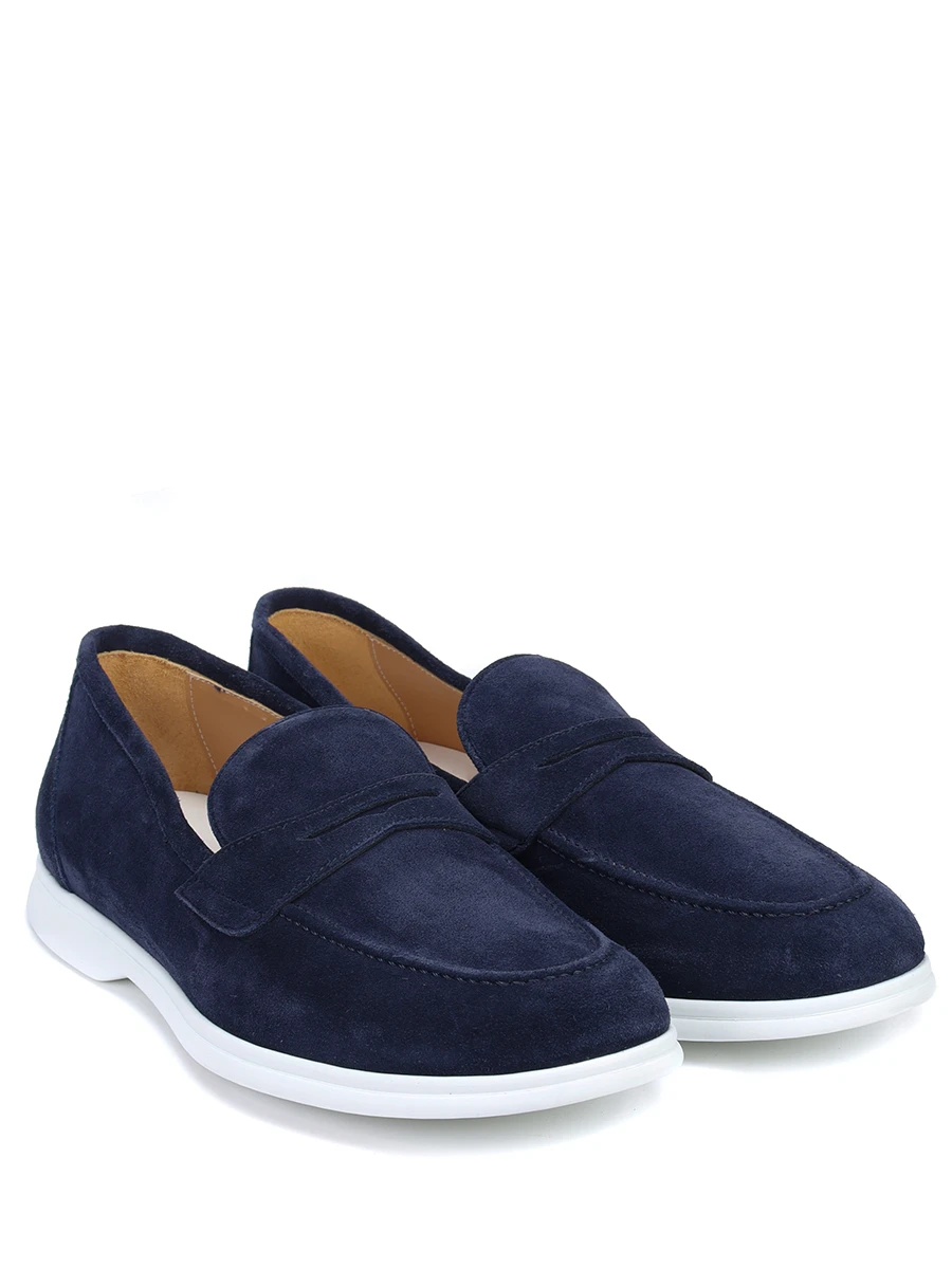 Лоферы замшевые