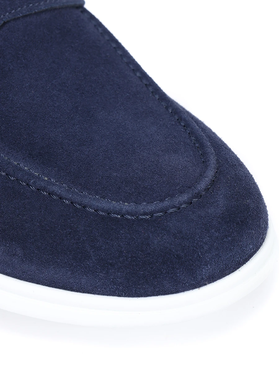 Лоферы замшевые