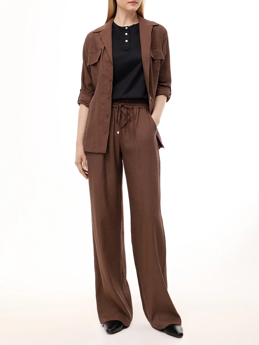 Футболка из шелка и хлопка