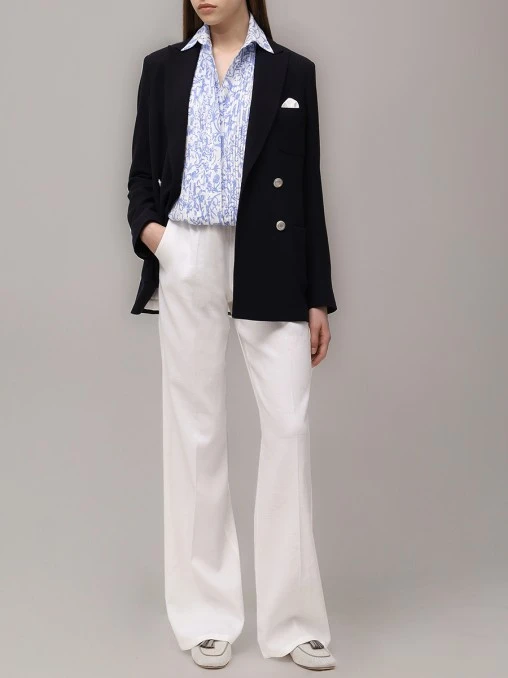 Брюки льняные KITON