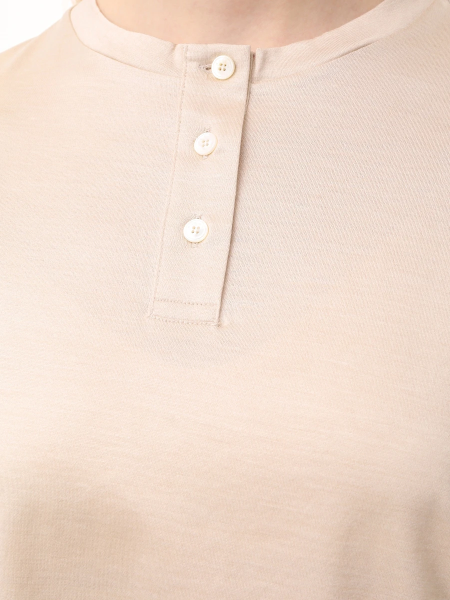 Футболка из шелка и хлопка