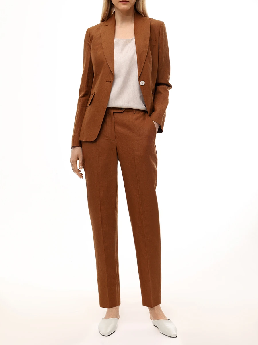 Топ из шерсти и льна